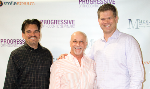 The creators of SmileStream (from left to right): John Schaff, David Dana, DDS, Miles McGann, CEO, and Donald McGann, DDS (not pictured) 